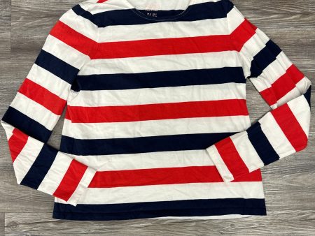 Top 3 4 Sleeve By Boden In Blue & Red & White, Size: Xs Sale