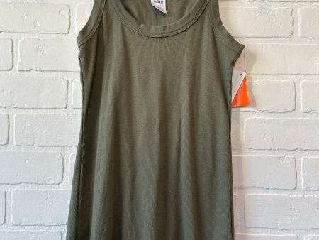 Top Sleeveless Basic By Melrose And Market In Green, Size: S Online Sale