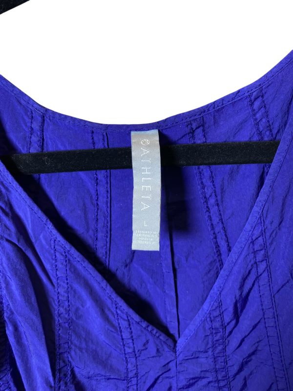 Dress Casual Maxi By Athleta In Blue, Size: L Cheap