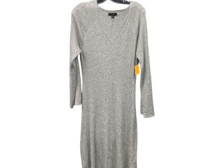 Dress Sweater By J. Crew In Grey, Size:M Cheap