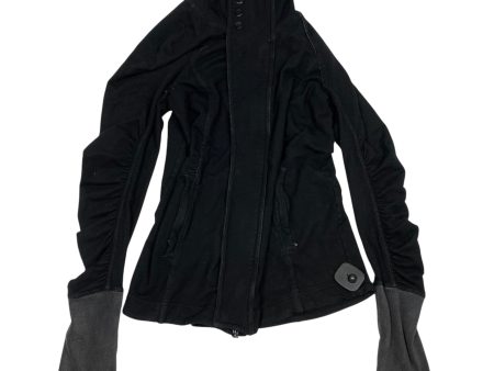 Athletic Jacket By Free People In Black, Size: L Discount