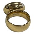 RING STATEMENT by  Qudo In GOLD, Size: 8.5 For Discount