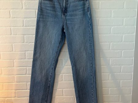 Jeans Straight By Madewell In Blue Denim, Size: 2l For Sale