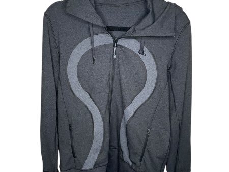 Athletic Jacket By Lululemon In Grey, Size: 12 Online Sale