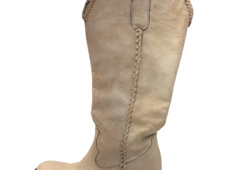 Boots Western By Cmb In Cream, Size: 9.5 Fashion