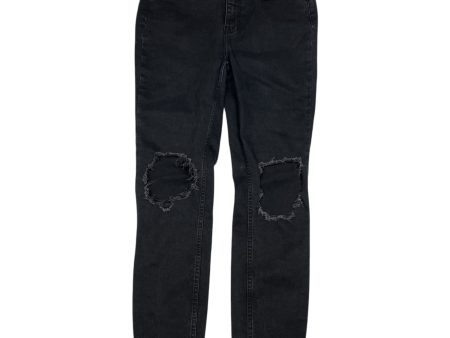 Jeans Skinny By Free People In Black Denim, Size: 10 Sale