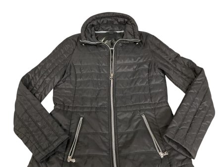 Jacket Puffer & Quilted By Guess In Black, Size: S Hot on Sale