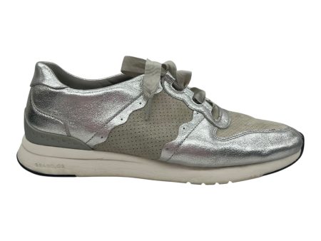 Shoes Sneakers By Cole-Haan In Silver, Size:10 Cheap