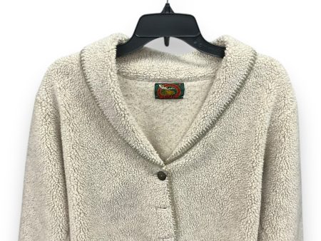 Jacket Fleece By Clothes Mentor In Beige, Size: M For Sale