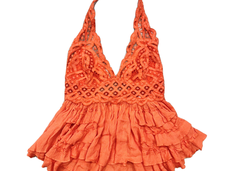 Tank Top By Free People In Orange, Size: L Hot on Sale