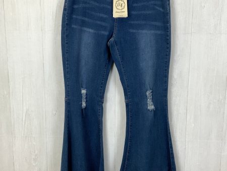 Jeans Boot Cut By Clothes Mentor In Blue Denim, Size: 10 For Discount