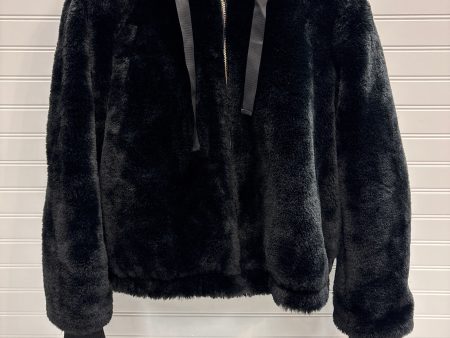 Jacket Faux Fur & Sherpa By Forever 21 In Black, Size: S Online