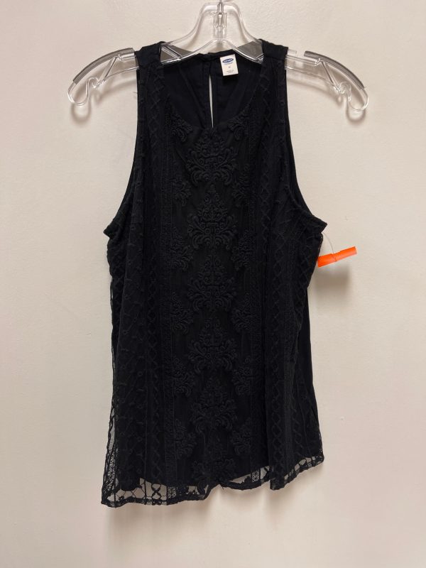 Top Sleeveless By Old Navy In Black, Size: M Supply