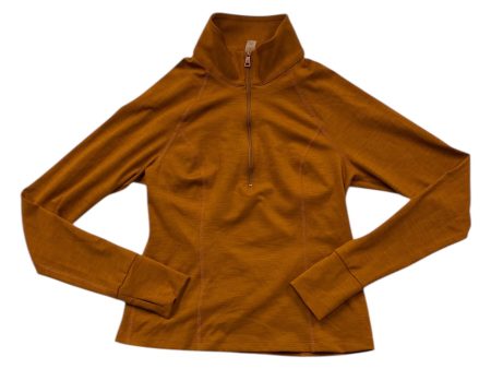 Athletic Top Long Sleeve Collar By Beyond Yoga In Orange, Size: S Discount