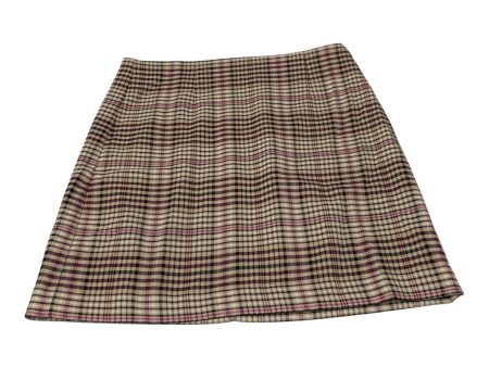 Skirt Mini & Short By Ann Taylor In Brown, Size: M For Cheap