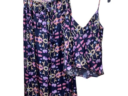 Pajamas 2pc By Clothes Mentor In Floral, Size: L Sale