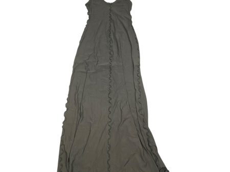 Dress Casual Maxi By Angelrox In Grey, Size: Osfm For Cheap