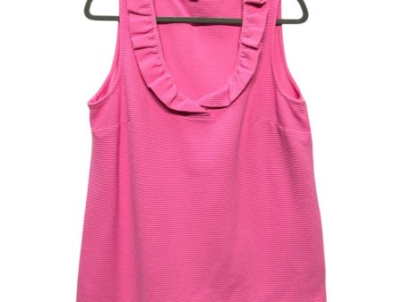 Top Sleeveless By Crown And Ivy In Pink, Size:L For Sale