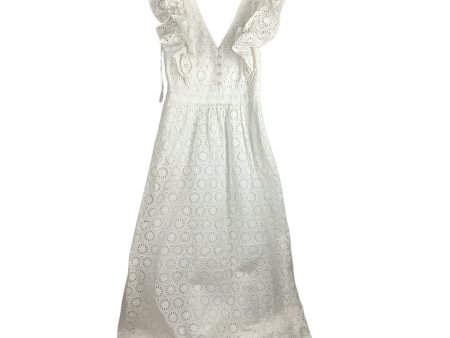 Dress Casual Maxi By J. Crew In White, Size: 2 Online