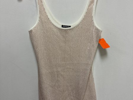 Top Sleeveless By Express In Cream, Size: S Online Sale