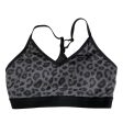 Athletic Bra By Athletic Works In Animal Print, Size: M Fashion