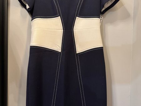 Dress Work By Ann Taylor In Blue & Cream, Size: S Fashion