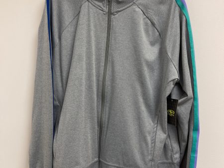 Athletic Jacket By Athletic Works In Grey, Size: 3x Online