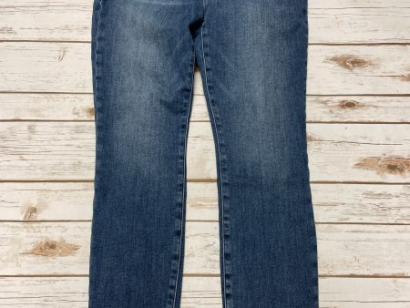 Jeans Skinny By Frame In Blue Denim, Size: 12 Discount