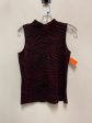 Top Sleeveless By Carmen By Carmen Marc Valvo In Black & Red, Size: S Sale