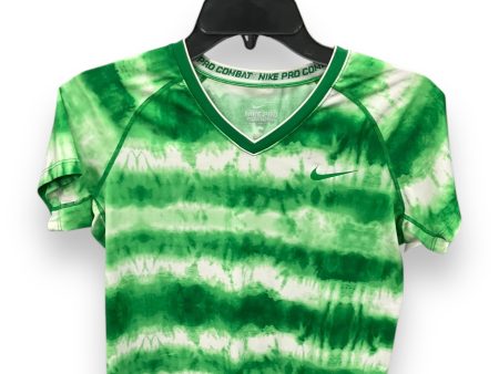 Athletic Top Short Sleeve By Nike Apparel In Green, Size: M Fashion