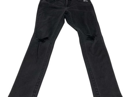 Jeans Skinny By Seven 7 In Black, Size: 8 Cheap