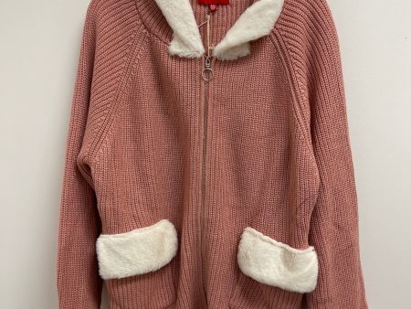 Jacket Fleece By Clothes Mentor In Pink, Size: M For Sale