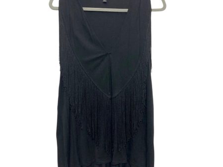 Top Sleeveless By Banana Republic In Black, Size:M on Sale