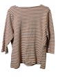 Top 3 4 Sleeve By J. Jill In Striped Pattern, Size: Xl Hot on Sale