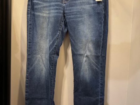 Jeans Straight By White House Black Market In Blue Denim, Size: 8 Online