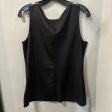 Top Sleeveless By Dressbarn In Black & Silver, Size: L Online Sale