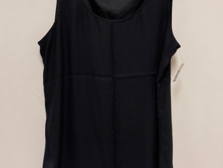 Top Sleeveless By Ann Taylor In Black, Size: M For Cheap