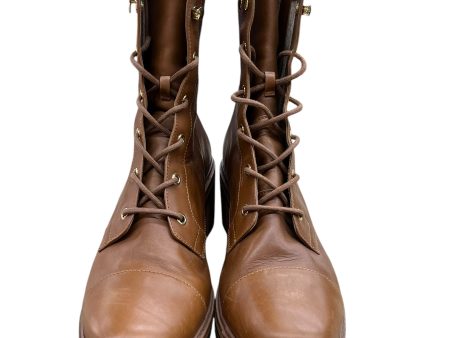 Boots Leather By Michael By Michael Kors In Tan, Size: 9 Fashion