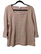 Top 3 4 Sleeve By J. Jill In Striped Pattern, Size: Xl Hot on Sale