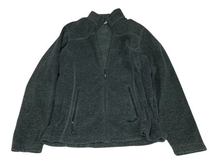 Jacket Fleece By Clothes Mentor In Grey, Size: S For Cheap