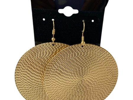 EARRINGS STATEMENT by TIME AND TRU In GOLD Online Hot Sale