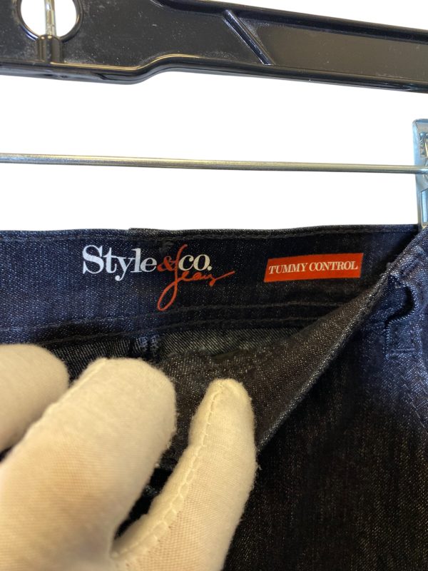 Jeans Skinny By Style And Company In Blue Denim, Size: 18 Hot on Sale