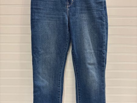 Jeans Straight By L Agence In Blue Denim, Size: 2 Online Hot Sale