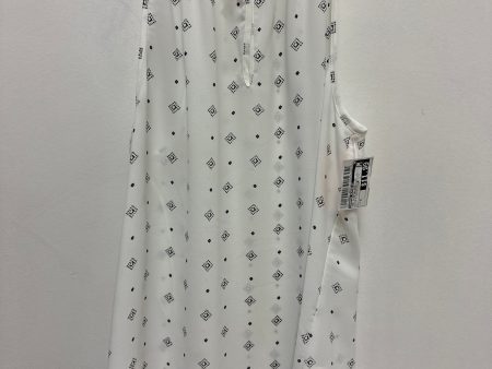 Top Sleeveless By Banana Republic In Black & White, Size: S For Cheap