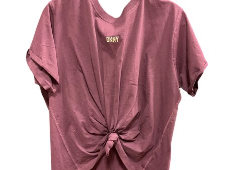 Athletic Top Short Sleeve By Dkny In Purple, Size: Xl Online Hot Sale