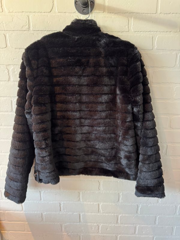 Jacket Faux Fur & Sherpa By kendall & kylie In Black, Size: L For Cheap