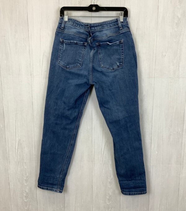 Jeans Straight By Flying Monkey In Blue Denim, Size: 10 For Sale