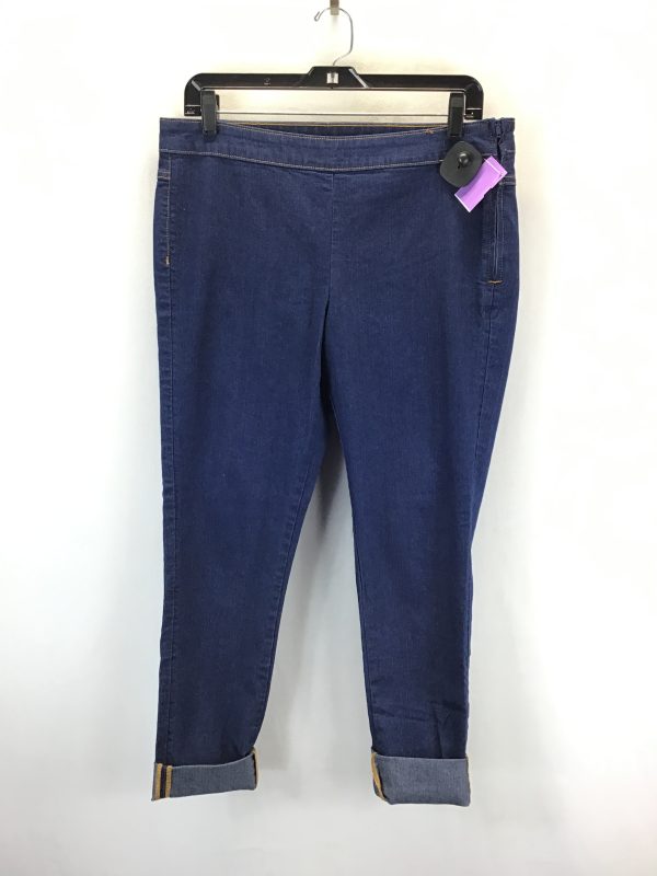 Jeans Straight By Divided In Blue, Size: 14 For Sale