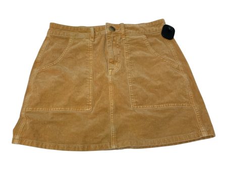 Skirt Mini & Short By American Eagle In Yellow, Size: 4 For Cheap