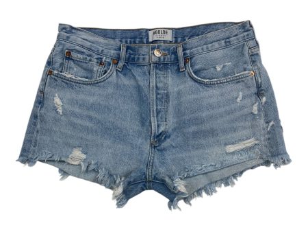 Shorts By Agolde In Blue Denim, Size:10 For Sale